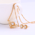 61847-Xuping Fashion Woman Jewlery Set with 18K Gold Plated